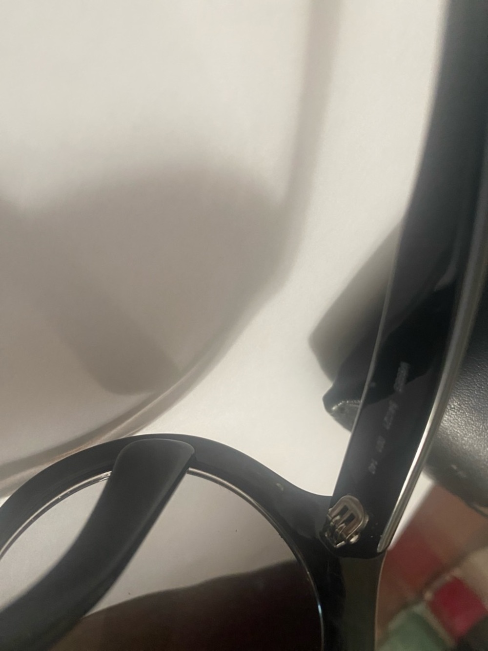Valentino Black Round Sunglasses with Gold VD Charm - Picture 4 of 12